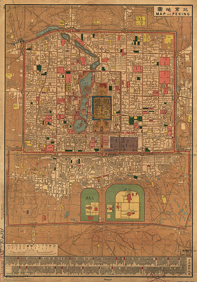 《北京老地图舆图》电子版高清图片【40幅】