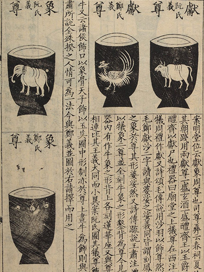 《新定三礼图》中国古代礼制及附图