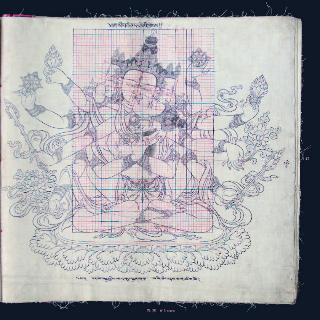 《藏传佛教绘画量度经》佛菩萨和神灵