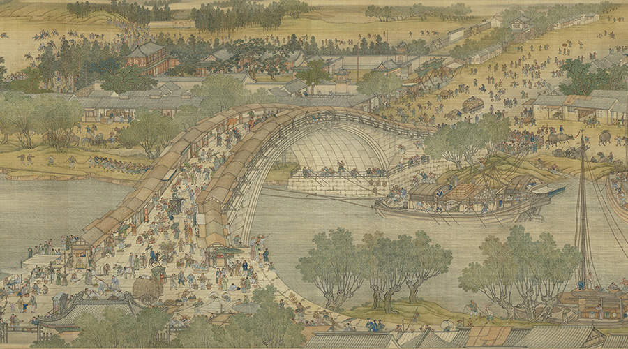 《清明上河图》中国十大传世名画